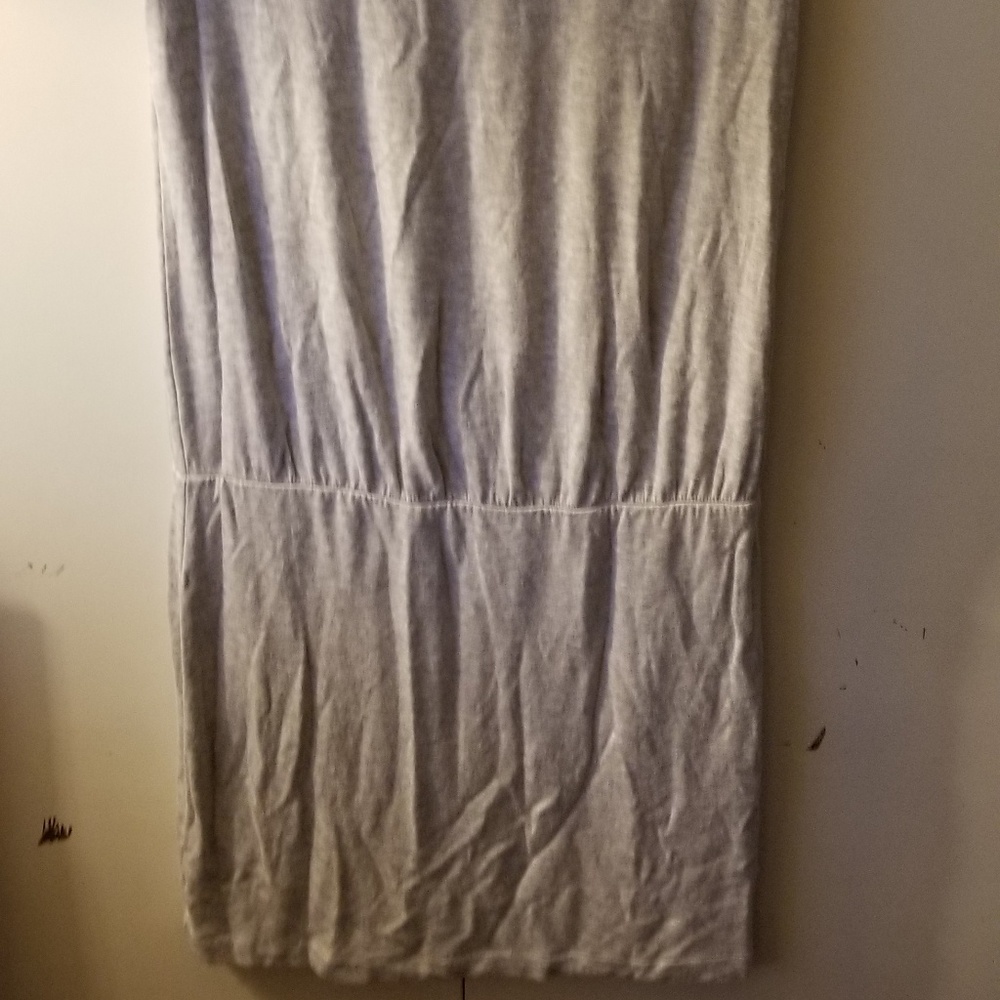 ^Lou & Grey Dropwaist gray tshirt dress small - Picture 5 of 7